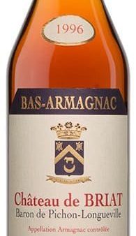 Vintage Armagnac, 1996, Chateau de Briat 1996 Online now