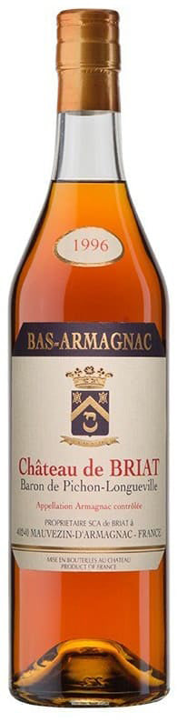 Vintage Armagnac, 1996, Chateau de Briat 1996 Online now