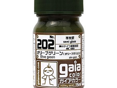 Gaia Color 202 Olive Green 15ml Online now