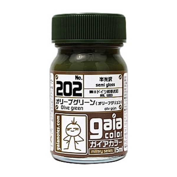 Gaia Color 202 Olive Green 15ml Online now