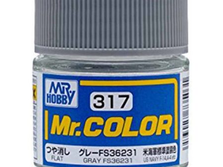 GSI Creos Mr. Color 317 Gray FS36231 (Semi Gloss) 10ml Supply