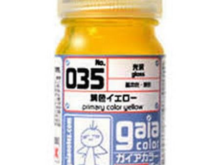 Gaia Color 035 Primary Color Yellow 15ml For Sale