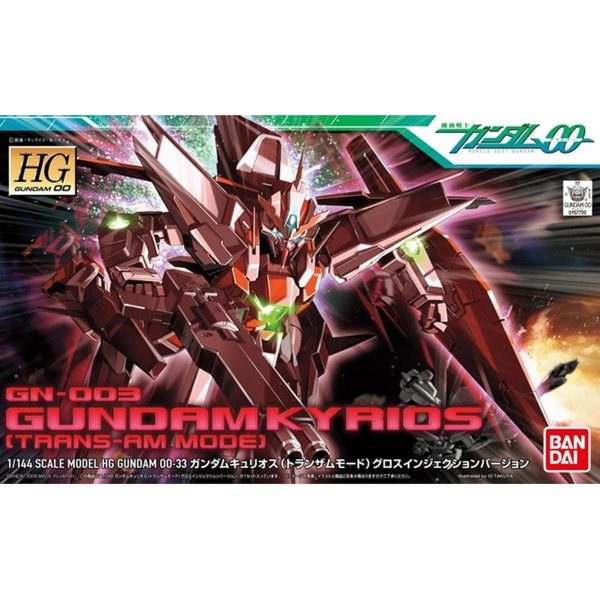 HG00 1 144 GN-003 Gundam Kyrios Trans-am Mode Online now