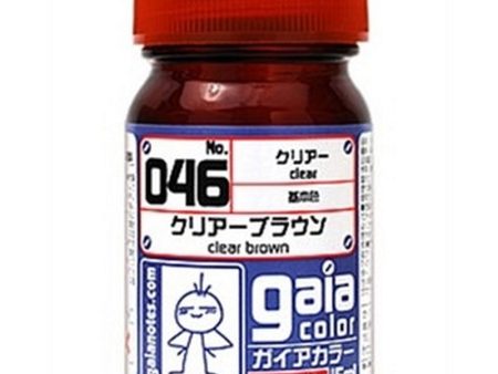 Gaia Color 046 Clear Brown 15ml Online now