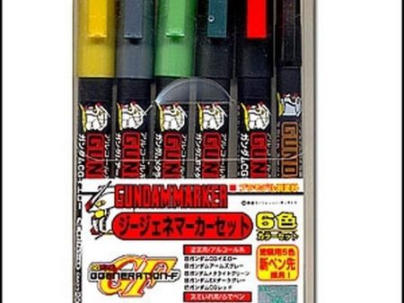 GSI Creos AMS106 G Generation Six Color Marker Set Online Sale