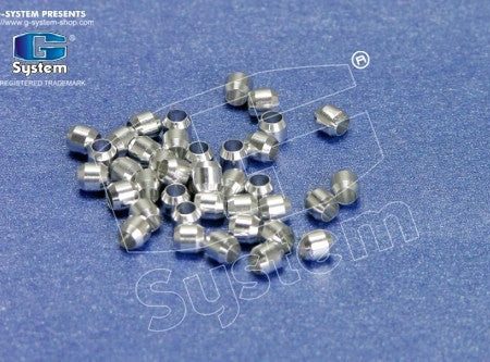 G System - Aluminum-made beads (basic coating) 3 x 3 mm Sale