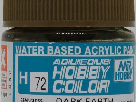 GSI Creos Mr. Hobby Aqueous Color H-072 【SEMI GLOSS DARK EARTH】 Online