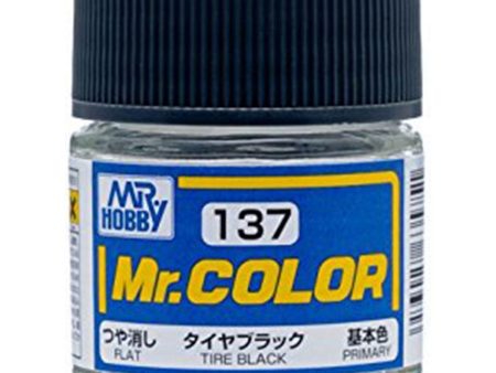 GSI Creos Mr. Color 137 Tire Black (FLAT) 10ml Hot on Sale