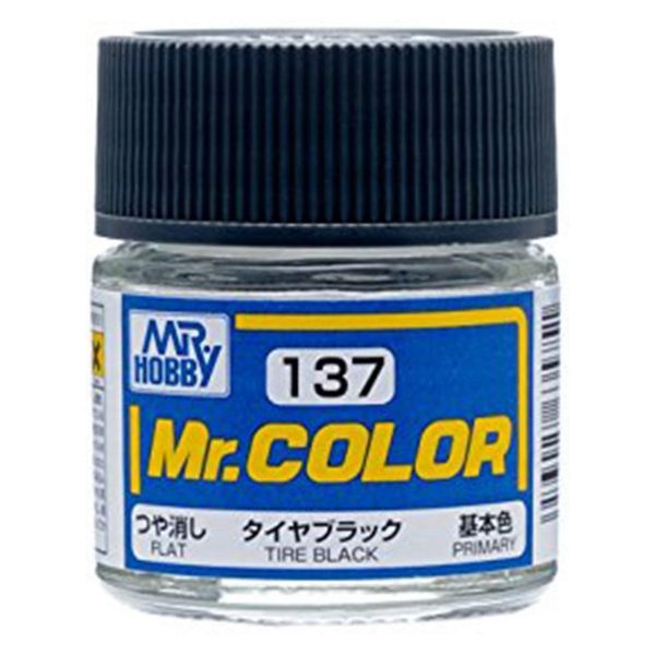 GSI Creos Mr. Color 137 Tire Black (FLAT) 10ml Hot on Sale