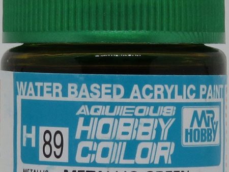 GSI Creos Mr. Hobby Aqueous Color H-089 【METALLIC GREEN】 For Sale