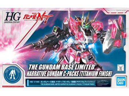 HGUC 1 144 Gundam Base Limited Narrative Gundam C-Packs [titanium finish] Online now