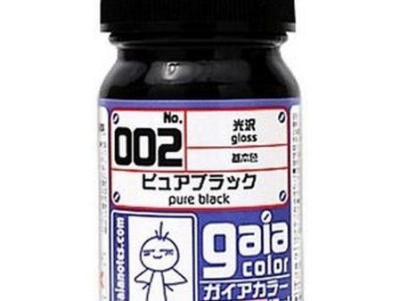 Gaia Color 002 Pure Black 15ml Discount