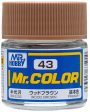 GSI Creos Mr. Color 043 Wood Brown (SEMI GLOSS) 10ml Online now