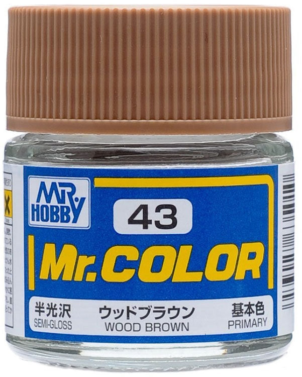 GSI Creos Mr. Color 043 Wood Brown (SEMI GLOSS) 10ml Online now