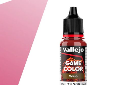 Vallejo Game Color Wash: Red - 18 ml - 73206 Supply