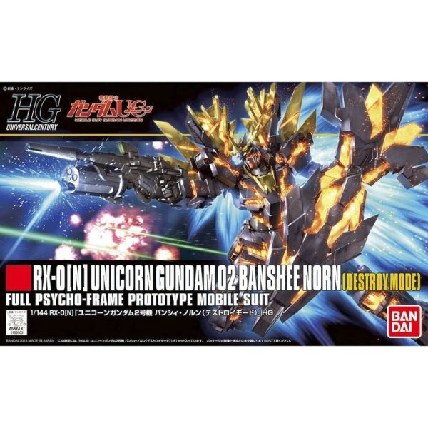 1 144 HGUC 175 RX-0 (N) Unicorn Gundam Bandshee Norn (Destroy Mode) Online