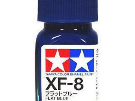 Tamiya 80308 Enamel Paint XF-8 Flat Blue 10ml For Discount