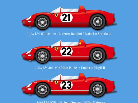 1 12 Scale Model Kit: Ferrari 250P & 275P Full Detail - Le Mans Champions Discount