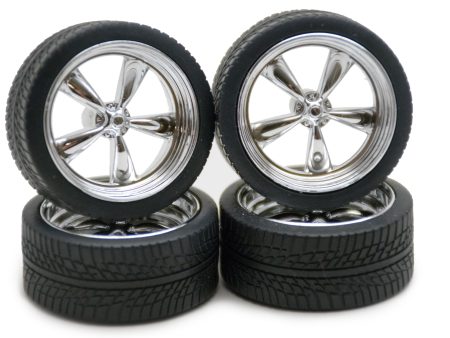 Pegasus Hobbies 1 24 23  Chrome  T s  Rims W Tires Hot on Sale