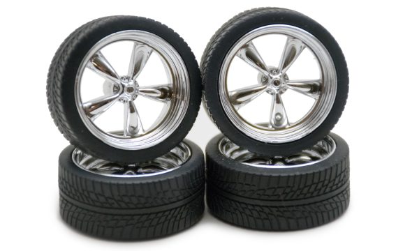 Pegasus Hobbies 1 24 23  Chrome  T s  Rims W Tires Hot on Sale