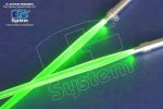 G System - Alluminium Led Beam Saber, Basic Coating ( Green ) 9.5 X 50mm For Sale