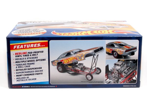 Polar Lights 1969 Dodge Charger Funny Car Hot Wheels - 1 25 Scale Model Kit Online Sale