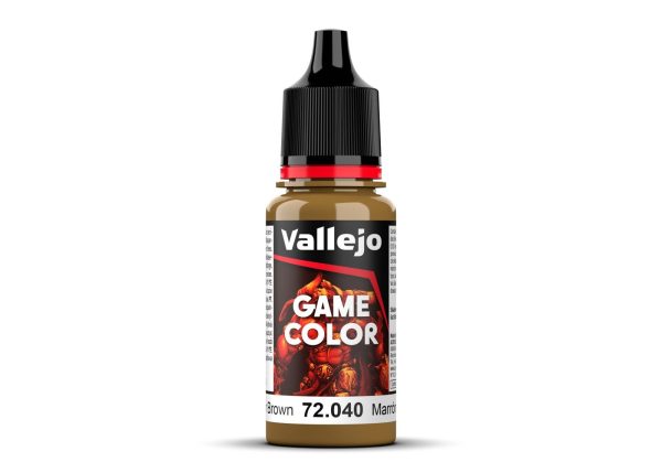 Vallejo Game Color Leather Brown - 18 ml - 72040 For Cheap