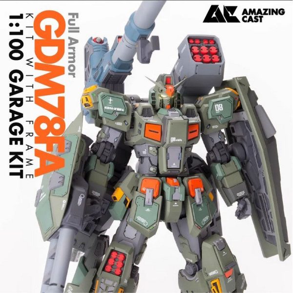 [AC Studio] 1 100 Fully Armored Gundam Unit 8 FA-78-8 Reloaded RX-78FA Resin Kit For Discount