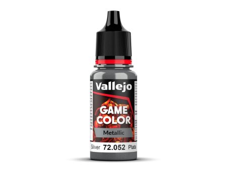 Vallejo Game Color Metallic: Silver - 18 ml - 72052 on Sale