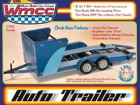 Wes s Model Car Corner Auto Trailer - 1 25 Scale Model Kit For Discount