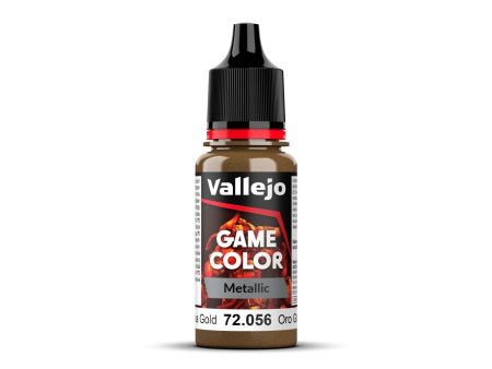 Vallejo Game Color Metallic: Glorious Gold - 18 ml - 72056 For Discount