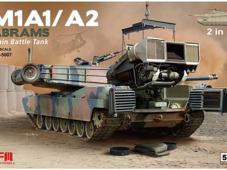 RFM M1A1 M1A2 Abrams with Full Interior (2 in 1) - 1 35 Scale Model Kit Hot on Sale