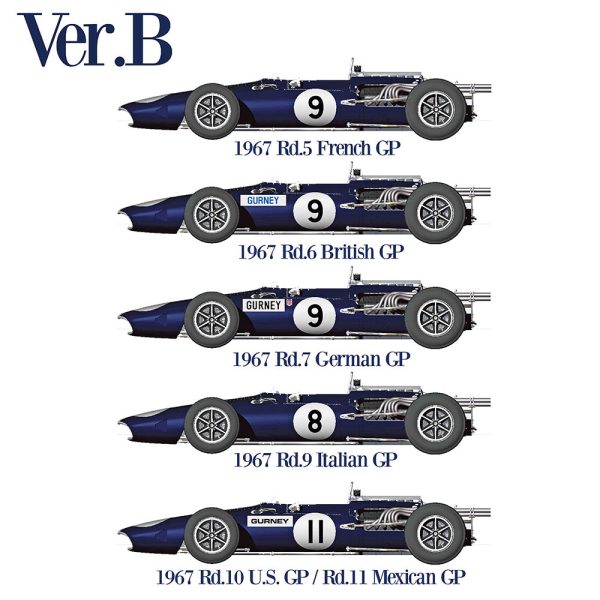 1 12 Scale Eagle Gurney-Weslake T1G Full Detail Model Kit - 1967 F1 Car Online Sale