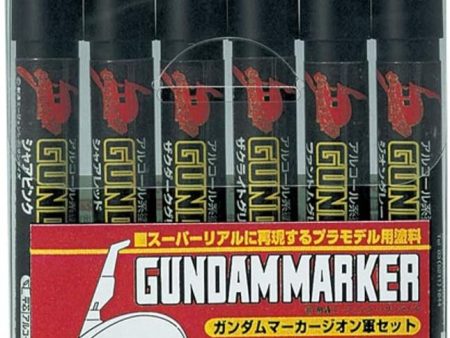 Gundam Marker Zeon Set Fashion