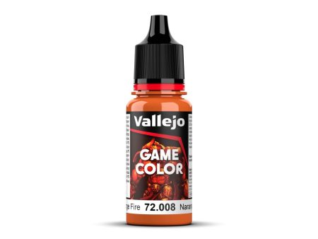 Vallejo Game Color Orange Fire - 18 ml - 72008 on Sale