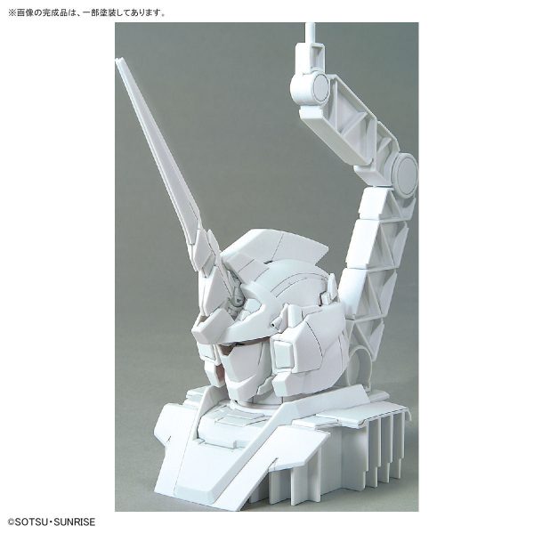 1 48 Gundam Base Limited Unicorn Gundam Head Display Base (Psycho Frame Color Variation Ver.) & Unicorn Gundam Unit 2 Banshee Head Display Base Set Online now