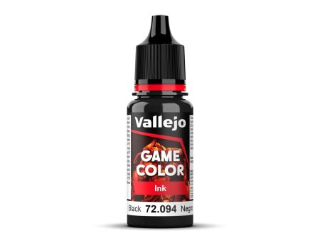 Vallejo Game Color Ink: Black - 18 ml - 72094 Hot on Sale