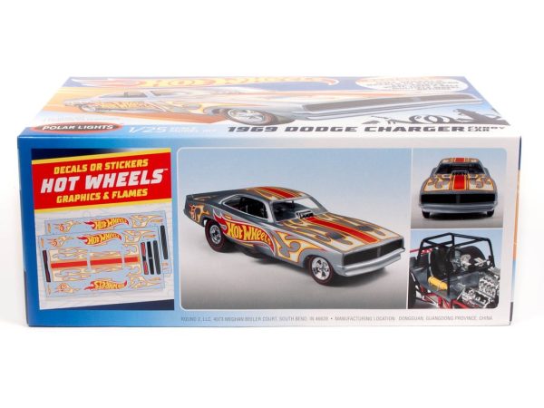 Polar Lights 1969 Dodge Charger Funny Car Hot Wheels - 1 25 Scale Model Kit Online Sale