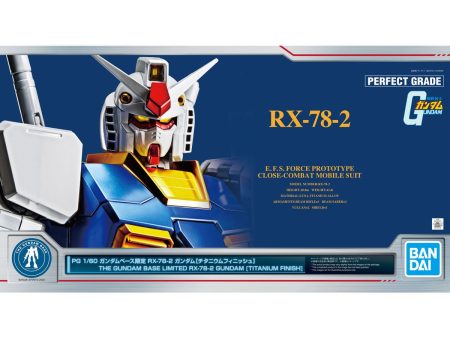 PG 1 60 Gundam Base Limited RX-78-2 GUNDAM [Titanium Finish] on Sale