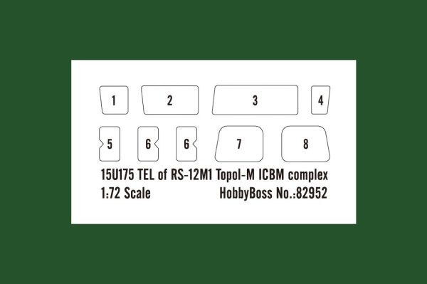 HobbyBoss 15U175 TEL of RS-12M1 Topol-M ICBM Complex - 1 72 Scale Model Kit Discount