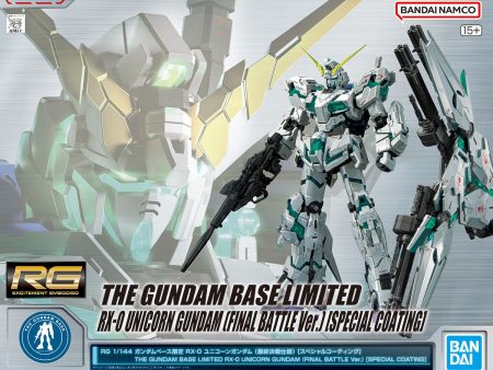 RG 1 144 Gundam Base Limited RX-0 Unicorn Gundam (Final Battle Specification) [Special Coating] Discount