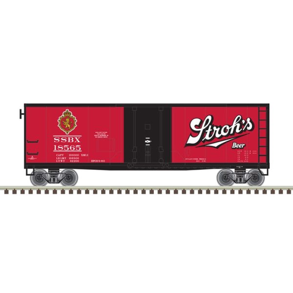 Atlas N Scale TRAINMAN 40  PLUG DOOR BOX CAR STROH S #18533 on Sale