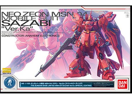 MG 1 100 Gundam Base Limited MSN-04 Sazabi ver. Ka [Special coating] on Sale