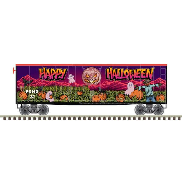 Atlas N Scale TM 40  PLUG DOOR BOX CAR HALLOWEEN [PKNX] #31 Cheap