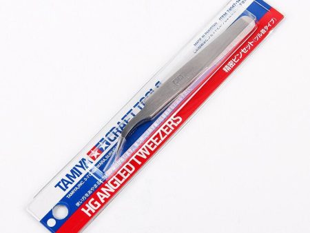 Tamiya HG Angled Precision tweezers (vine neck type) Online now