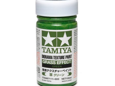 Tamiya 87111 Diorama Texture Paint (Grass Effect, Green) (100ml) Supply