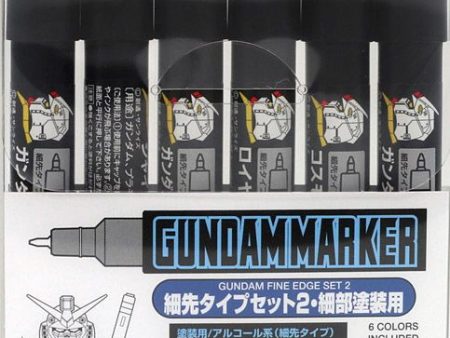 Gundam Marker Ultra Fine Set 2 Supply