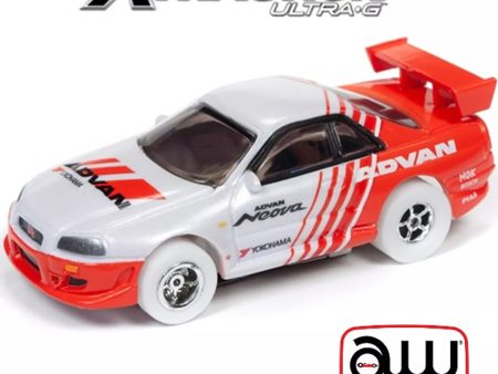 Auto World Xtraction R28 CHASE!!!! 1999 Nissan Skyline G-R HO Scale Slot Car For Discount