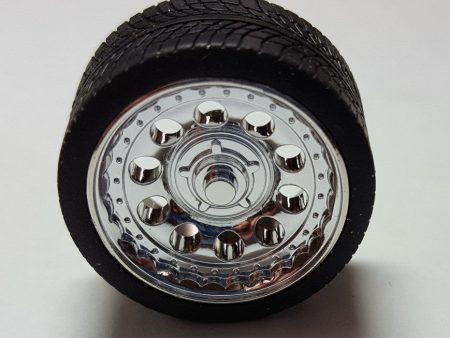 Pegasus Hobbies 1 24 Chrome Magnums Rims W Tires Fashion