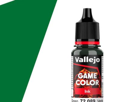 Vallejo Game Color Ink: Green - 18 ml - 72089 Cheap